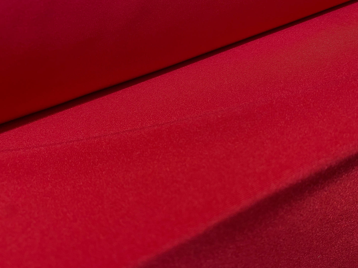 Swimwear stretch spandex jersey fabric, per metre - plain - red