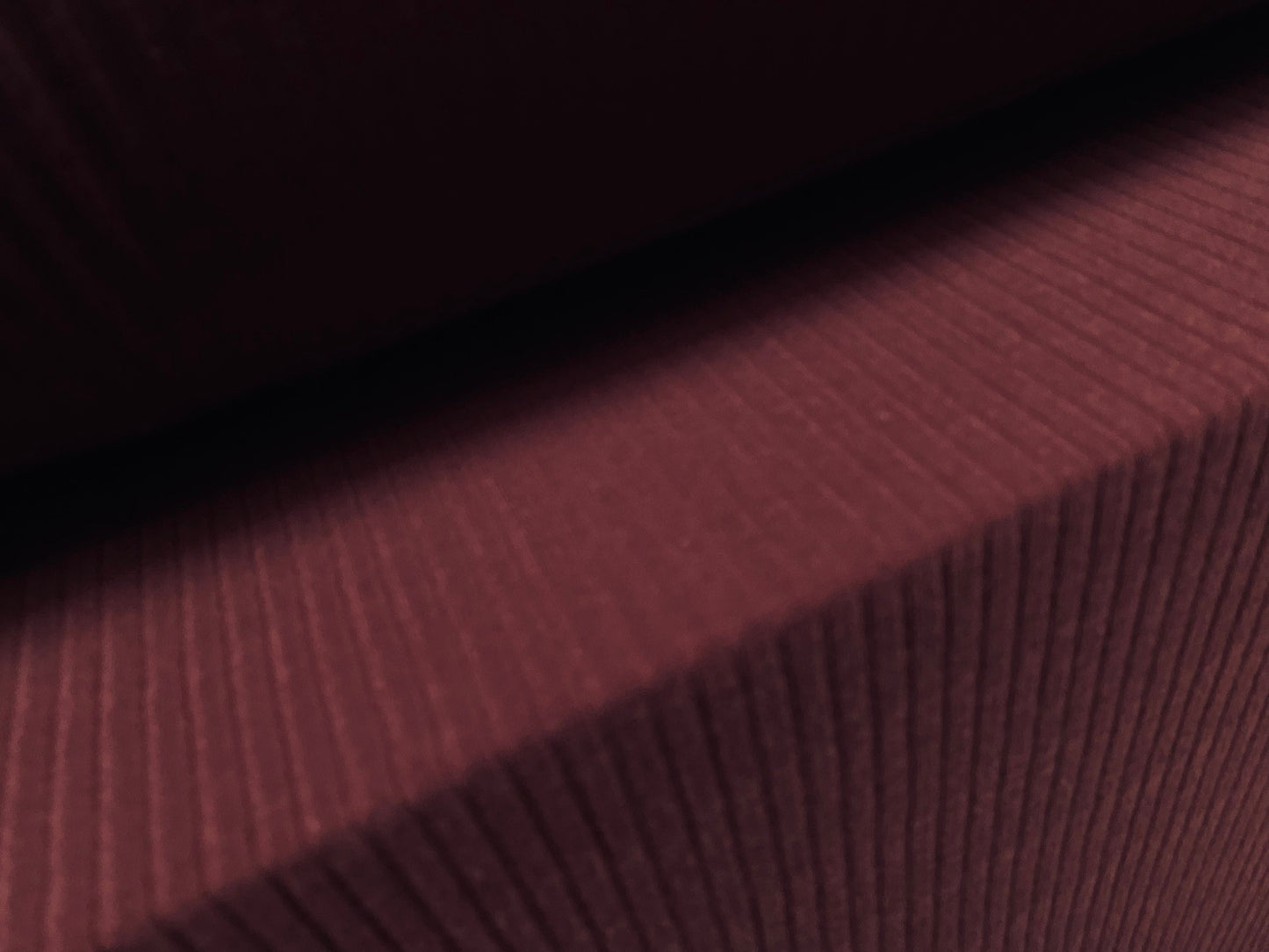 Stretch spandex rib jersey fabric, per metre - plain - burgundy