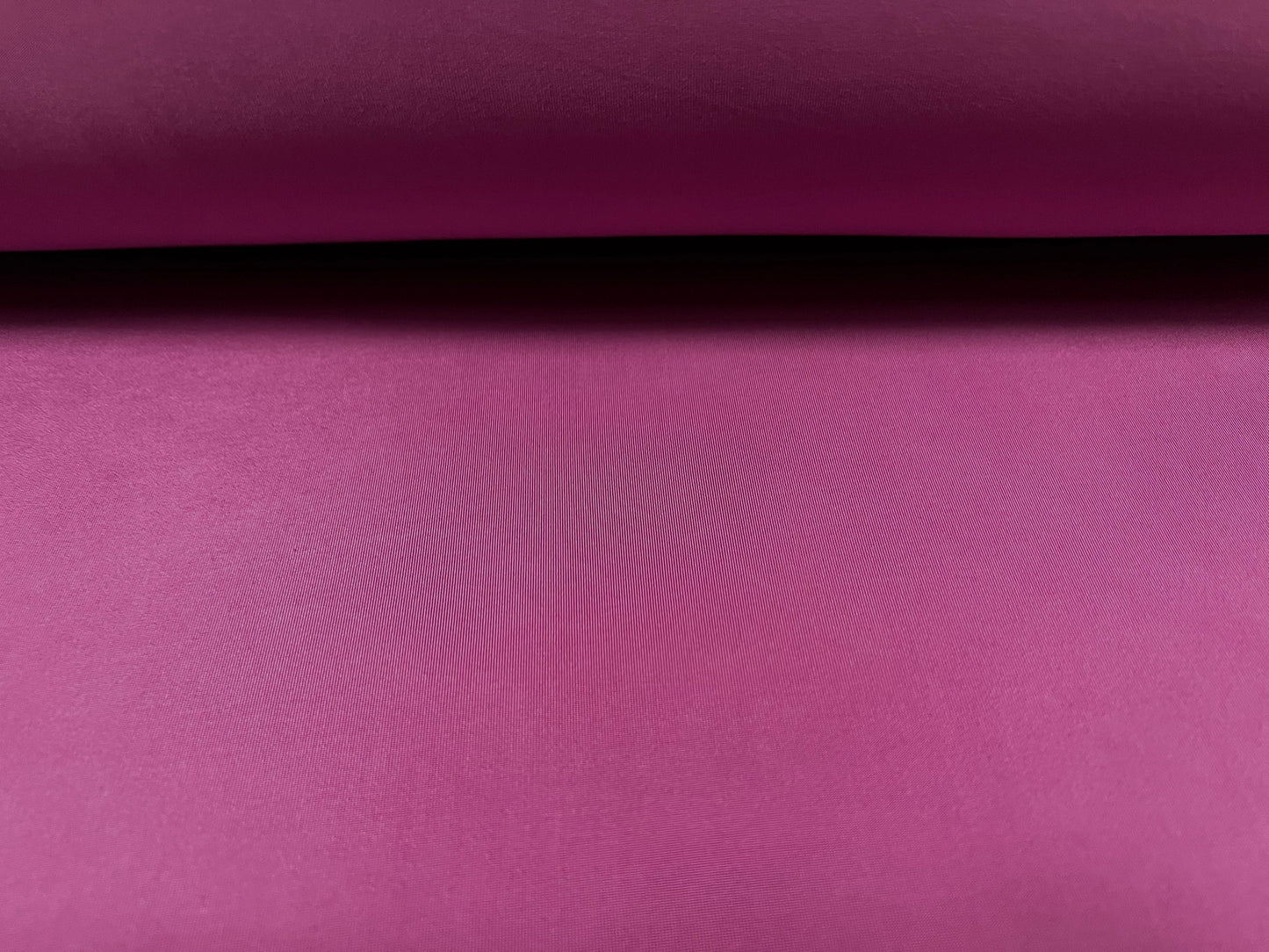 Soft touch spandex stretch single jersey dress fabric, per metre - plain -  magenta purple