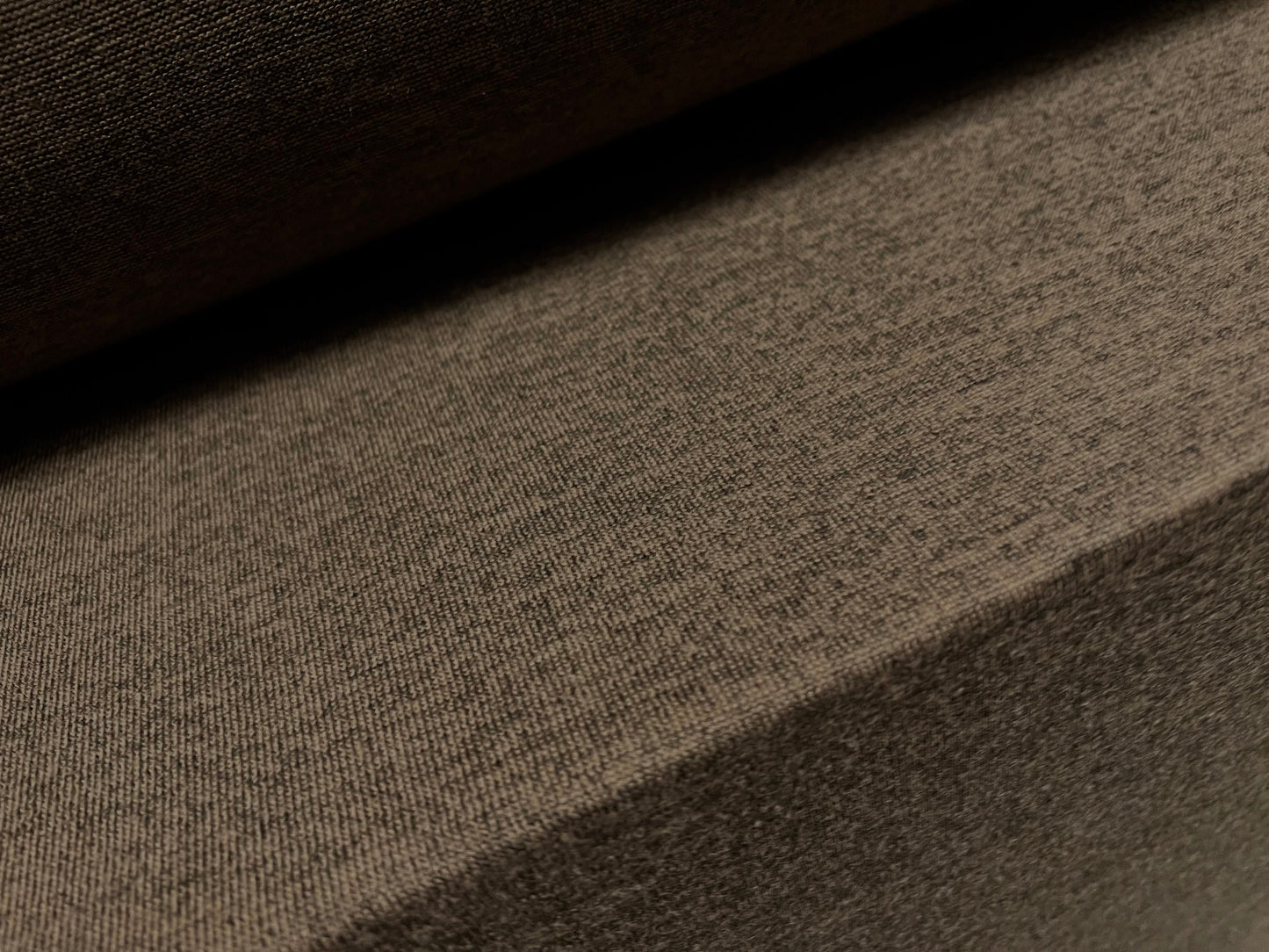 Soft handle loopback stretch spandex jersey fabric, per metre - Mocha brown melange