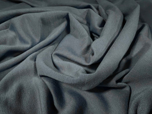 Soft handle loopback jersey fabric, per metre - Plain - powder blue