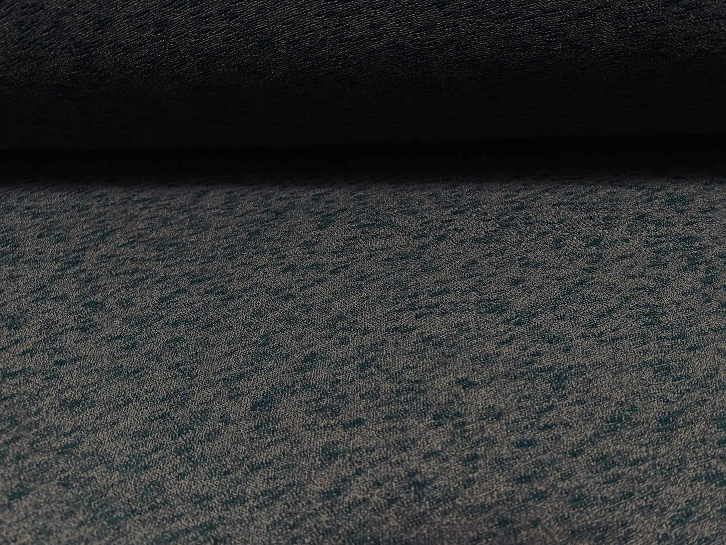 Hacci slub stretch spandex jersey fabric, per metre - green