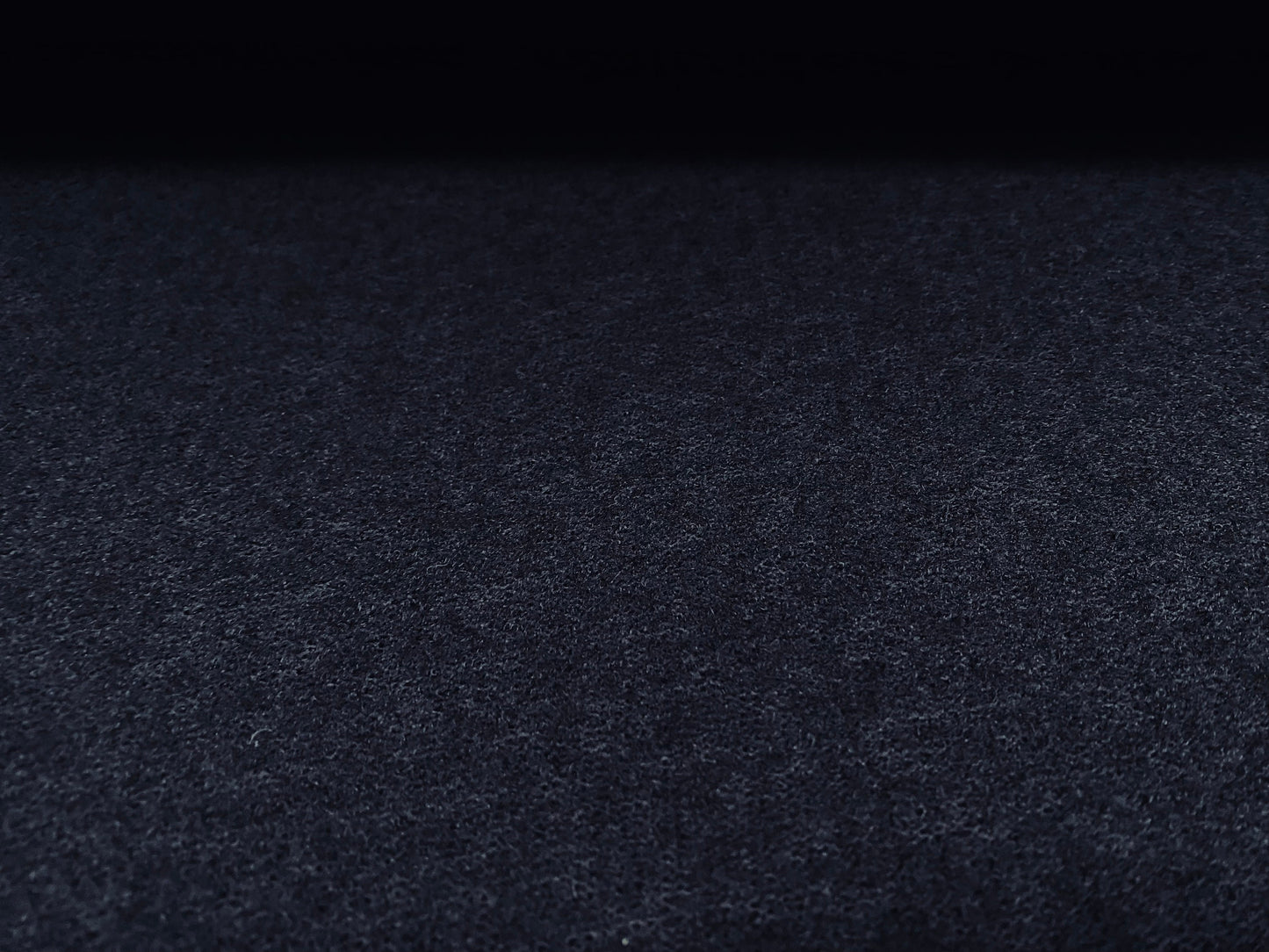 Wool blend heavyweight woven fabric, per metre - plain - dark blue