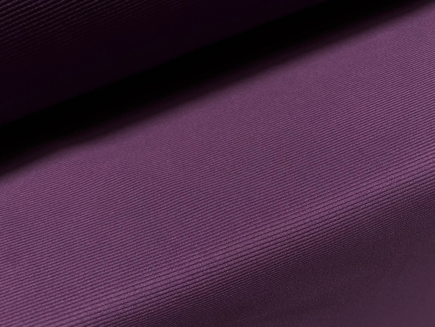 Fine Ottoman Jodhpur rib Stretch spandex jersey fabric , per metre - plain - purple