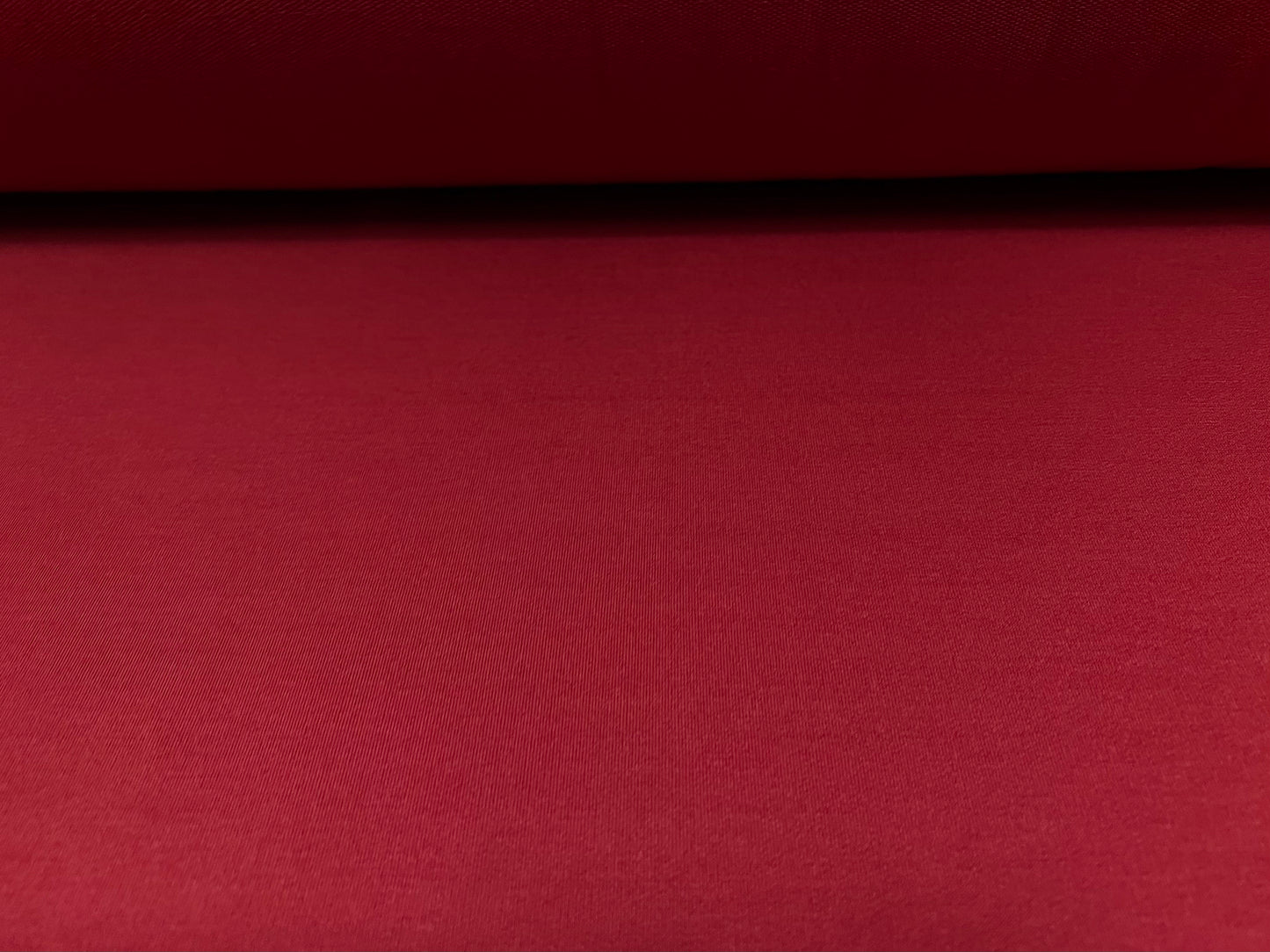 Soft handle loopback jersey fabric, per metre - Plain - winter red