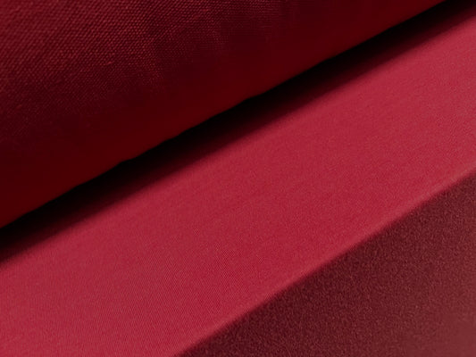 Soft handle loopback jersey fabric, per metre - Plain - winter red