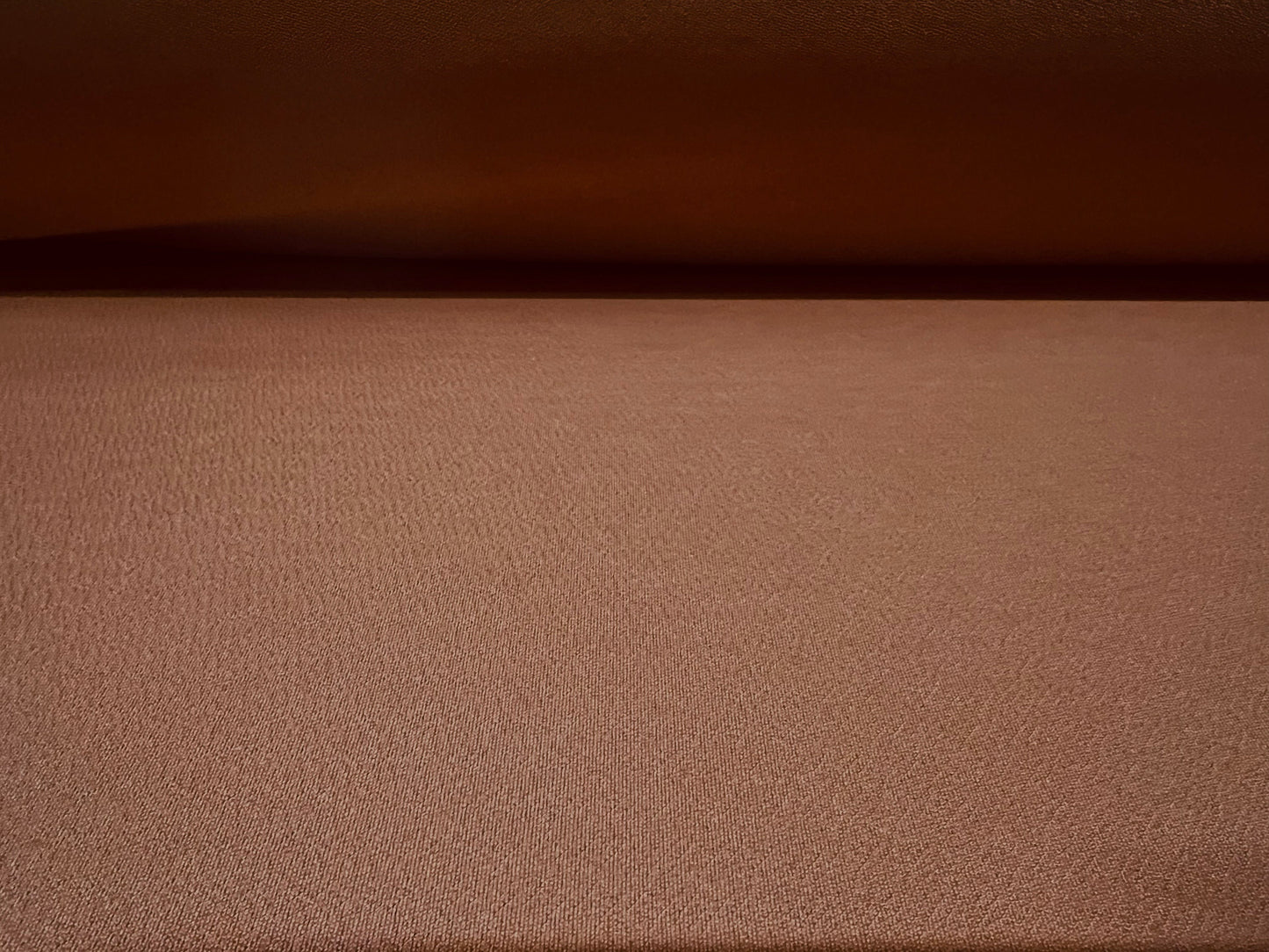 Textured spandex crepe single jersey stretch fabric, per metre - plain - camel