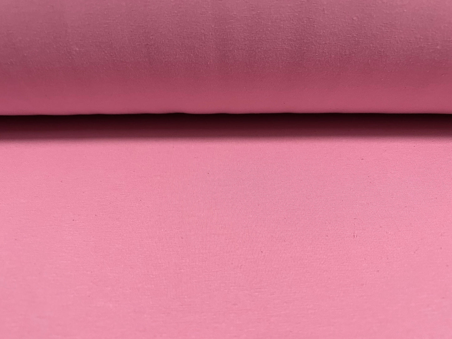 Cotton spandex stretch single jersey fabric, per metre - plain -  pink