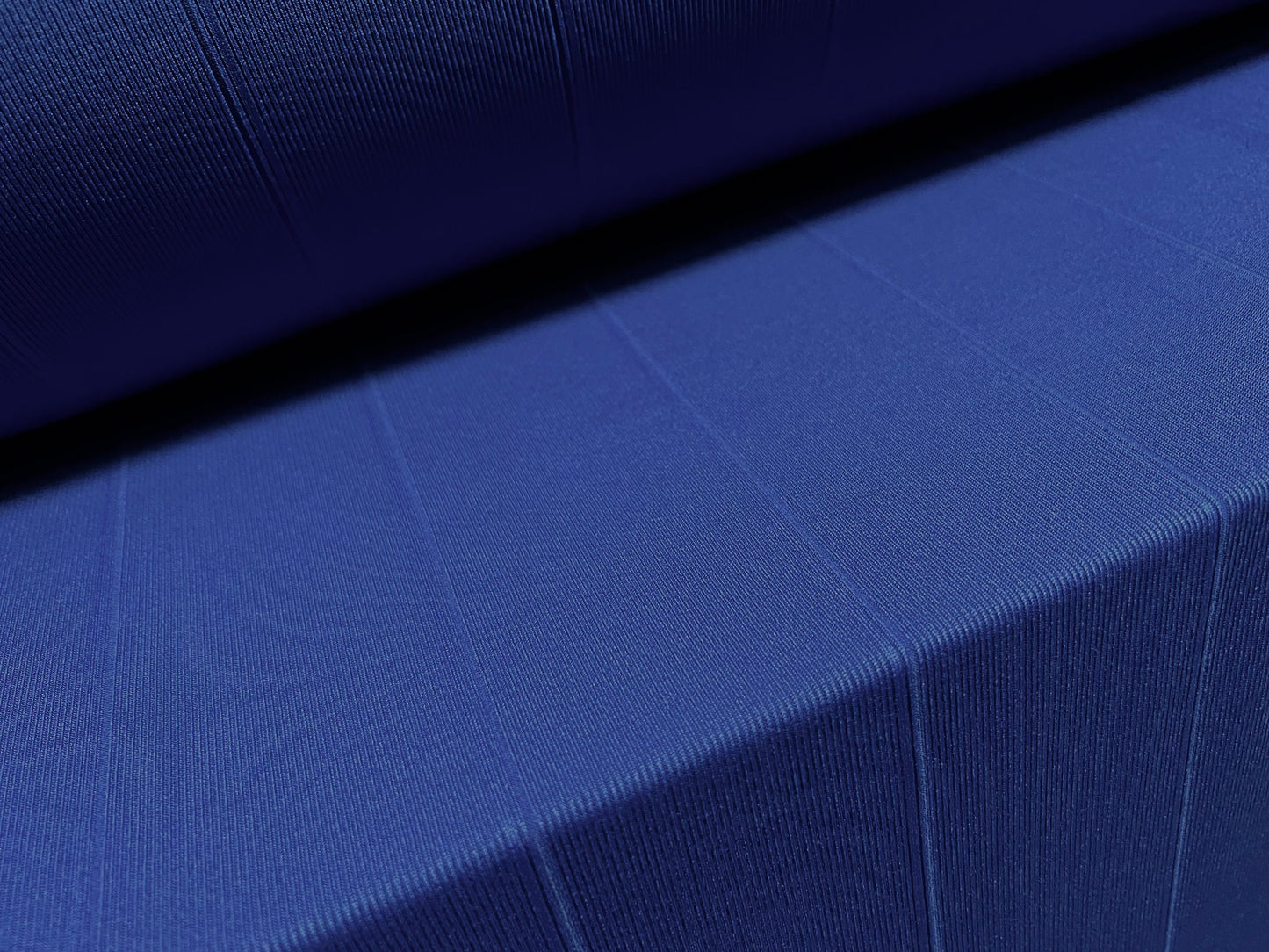 Bandage rib bodycon spandex stretch jersey fabric, per metre - plain - cobalt blue