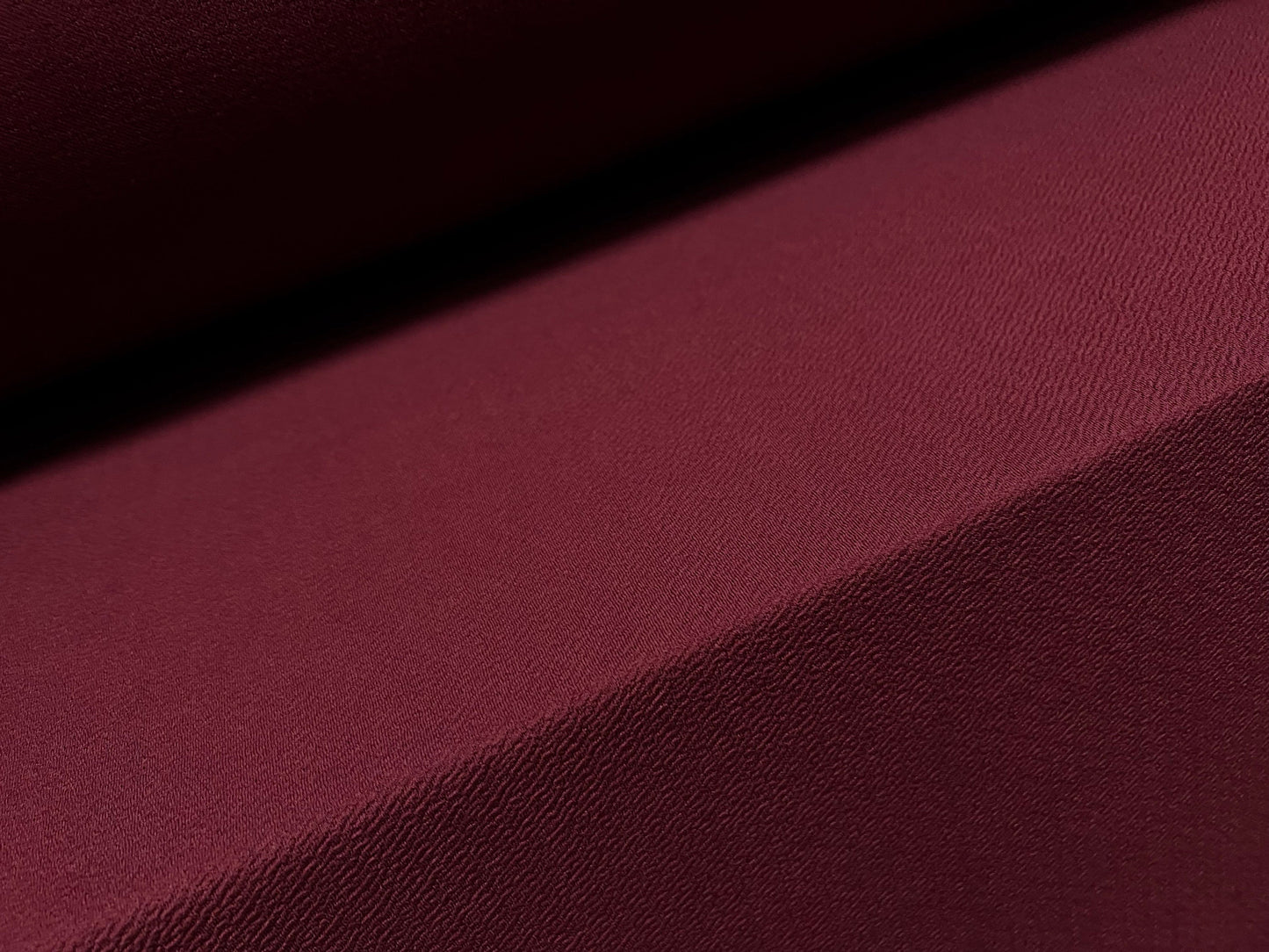Waterfall textured scuba stretch spandex jersey, per metre - plain - Burgundy