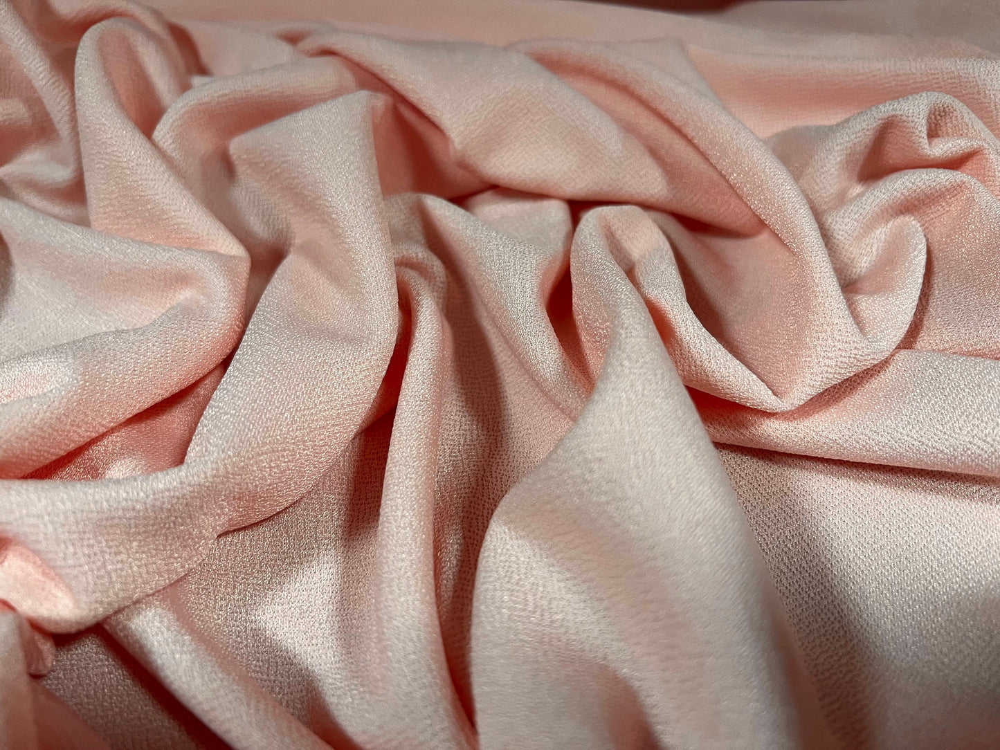 Valentino crepe spandex jersey fabric - similar to scuba - per metre - light pink