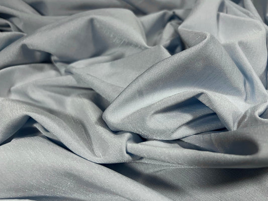 Stretch spandex single jersey fabric, per metre - pale blue melange