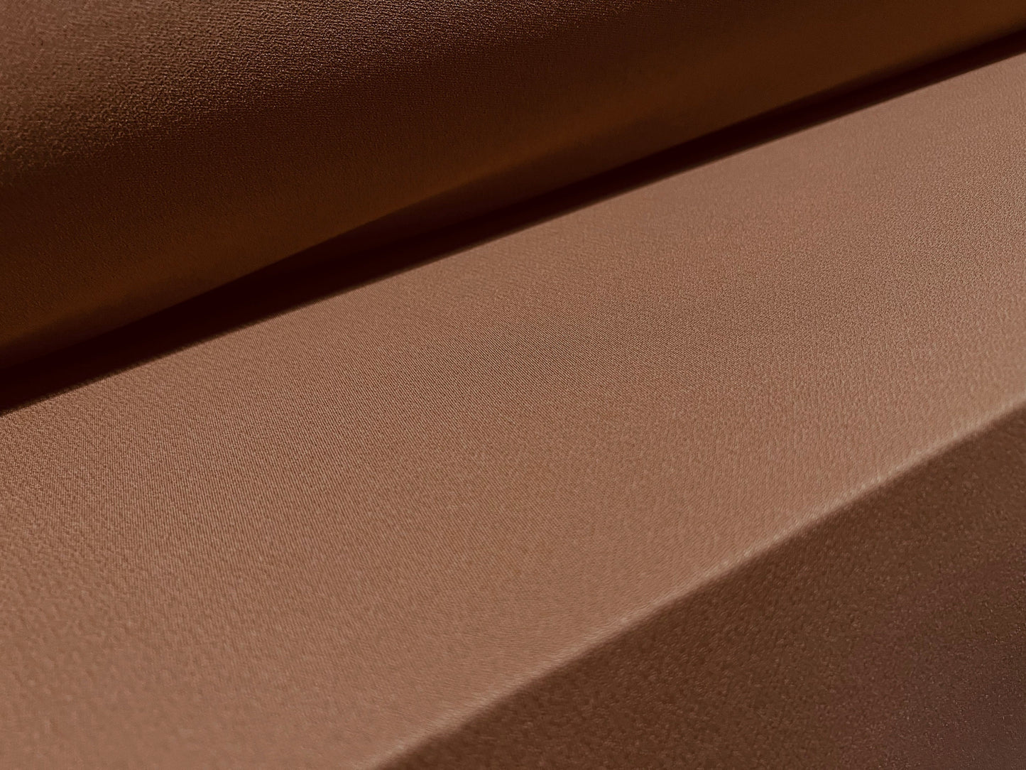 Textured spandex crepe single jersey stretch fabric, per metre - plain - camel