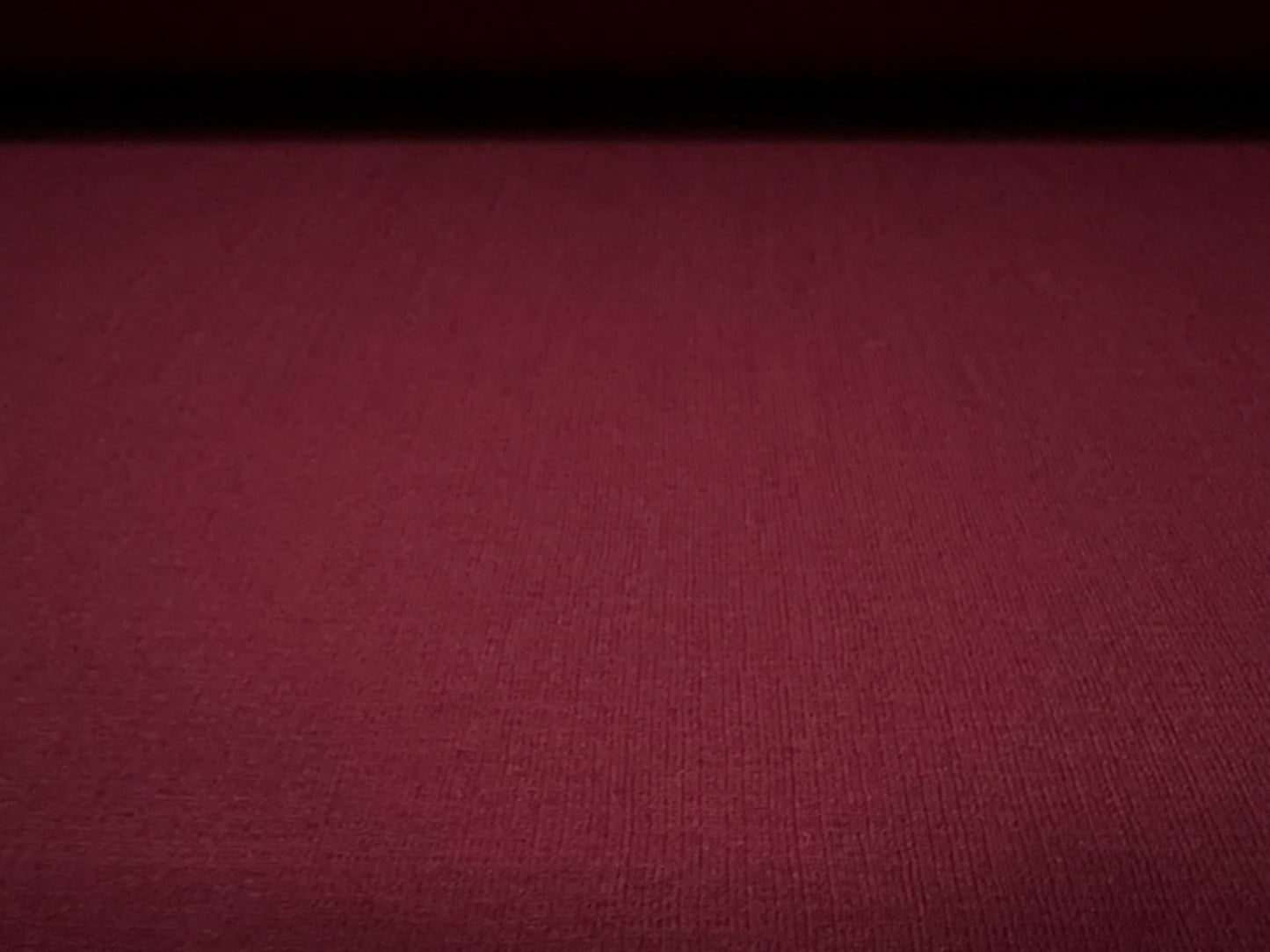 Textured straw cloth double jersey stretch spandex fabric, per metre - wine