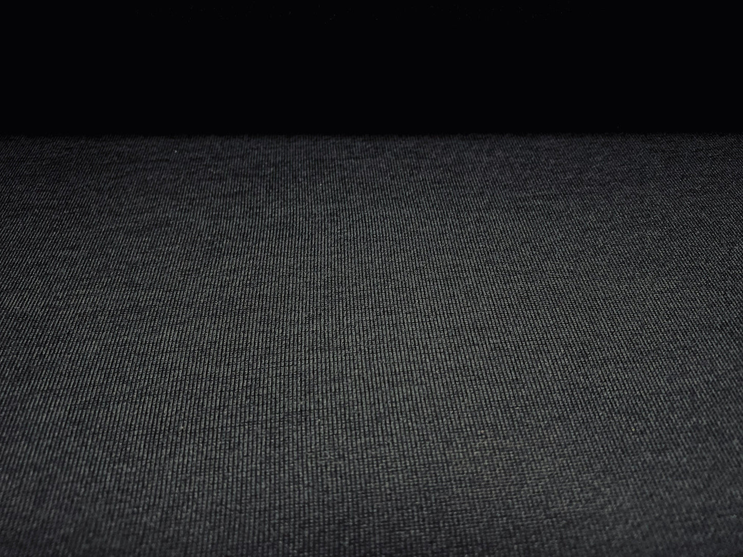 Paris melange knitwear jersey fabric, per metre - plain - black