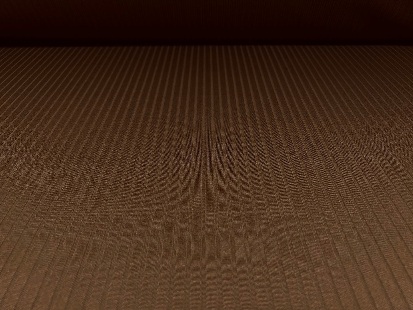 Stretch spandex rib jersey fabric, per metre - plain - hazelnut brown