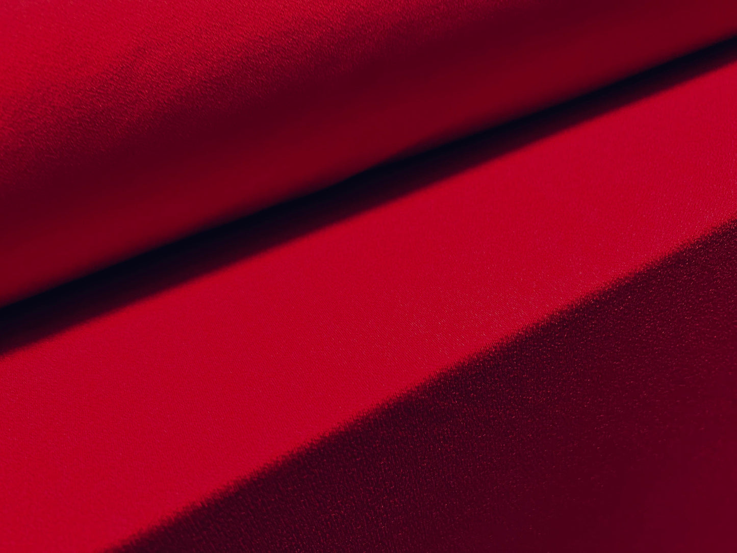 Valentino crepe spandex jersey fabric - similar to scuba - per metre - plain - red