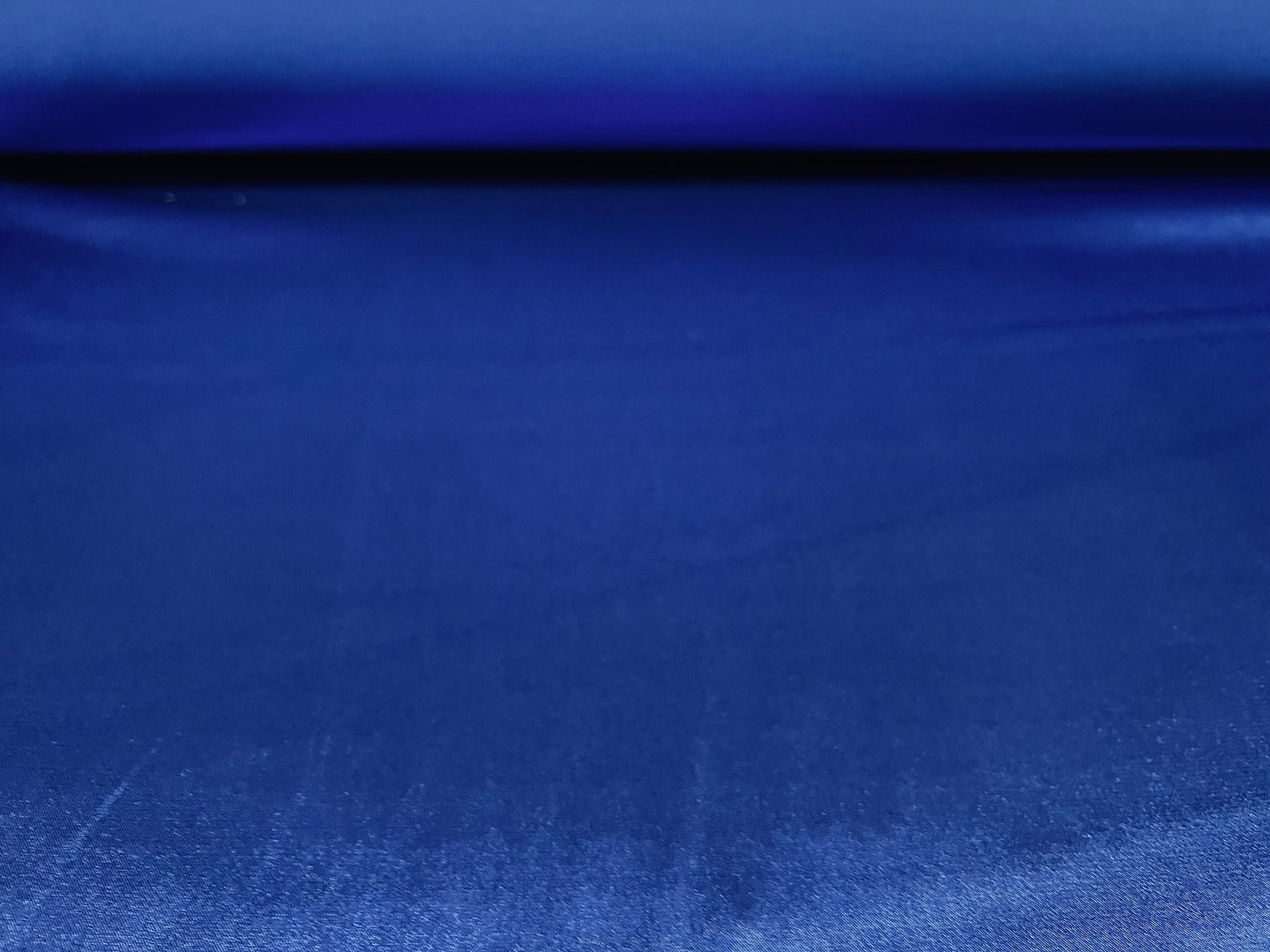 Silky Stretch charmeuse satin dress fabric, per metre - plain - Cobalt blue