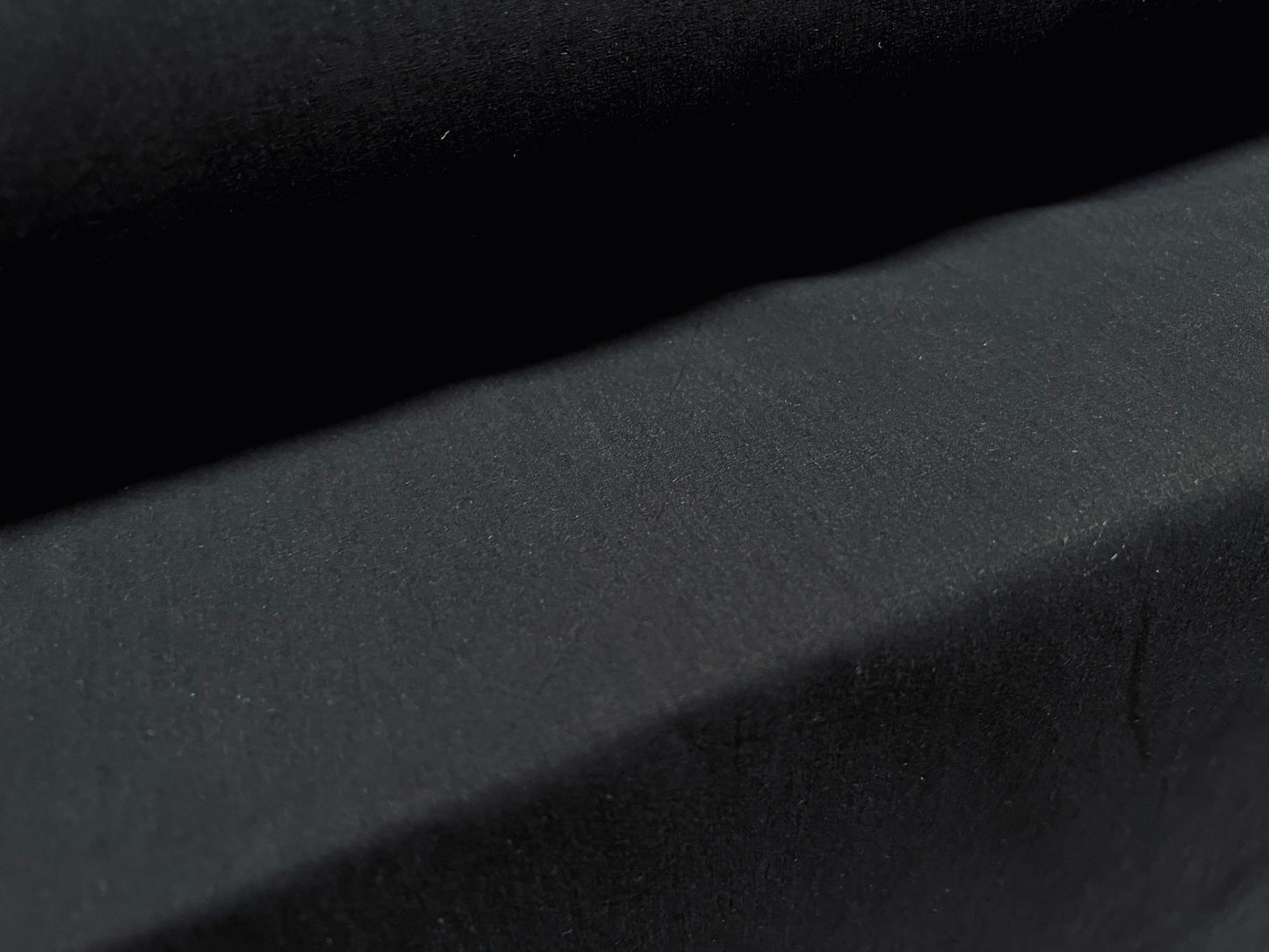 Pure cotton woven dress fabric, per metre - plain - dark charcoal grey