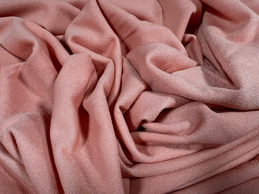 Valentino crepe spandex jersey fabric - similar to scuba - per metre - plain - pink