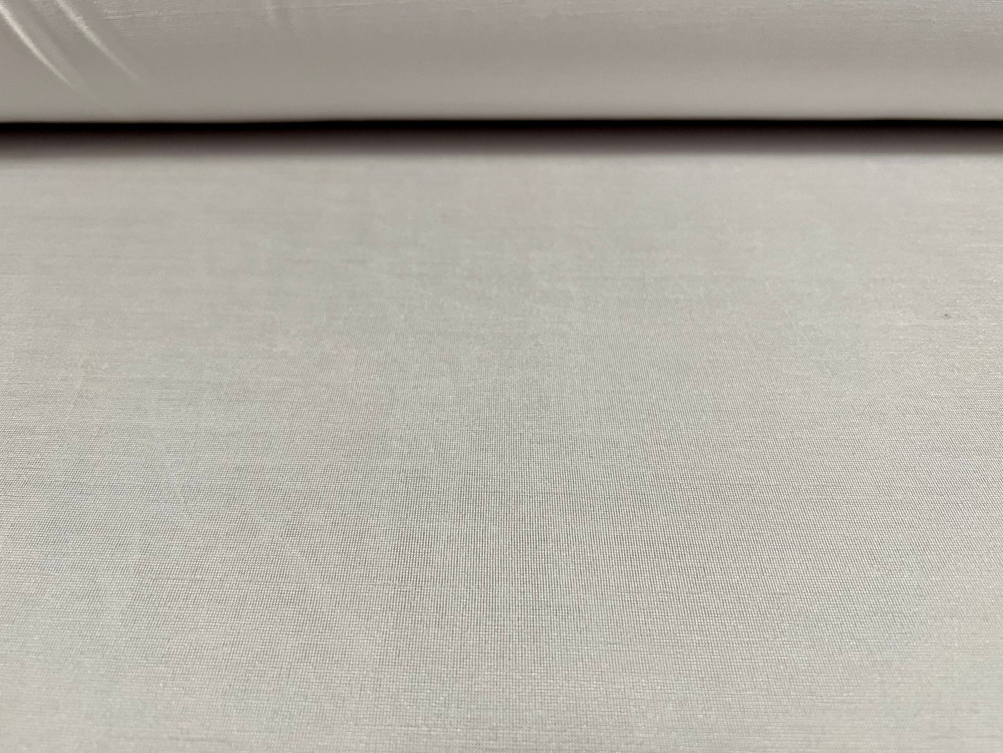 Finely textured stretch spandex single jersey fabric, per metre - plain - white