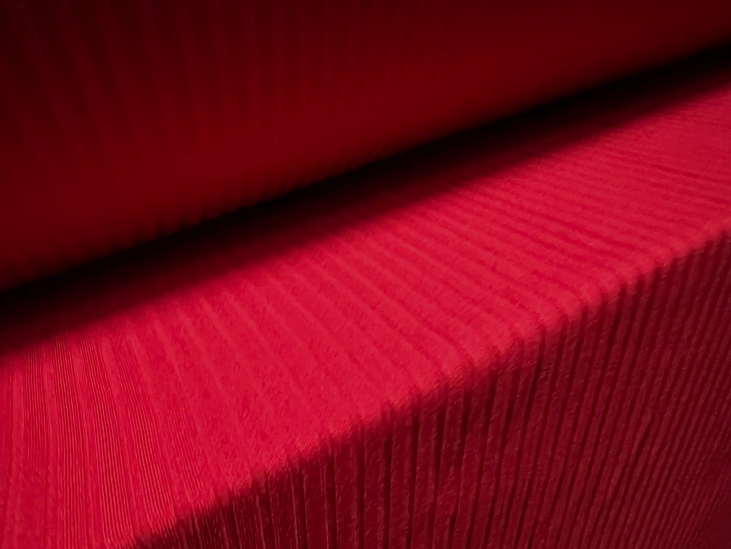 Stretch spandex rib bodycon jersey fabric, per metre - plain - red