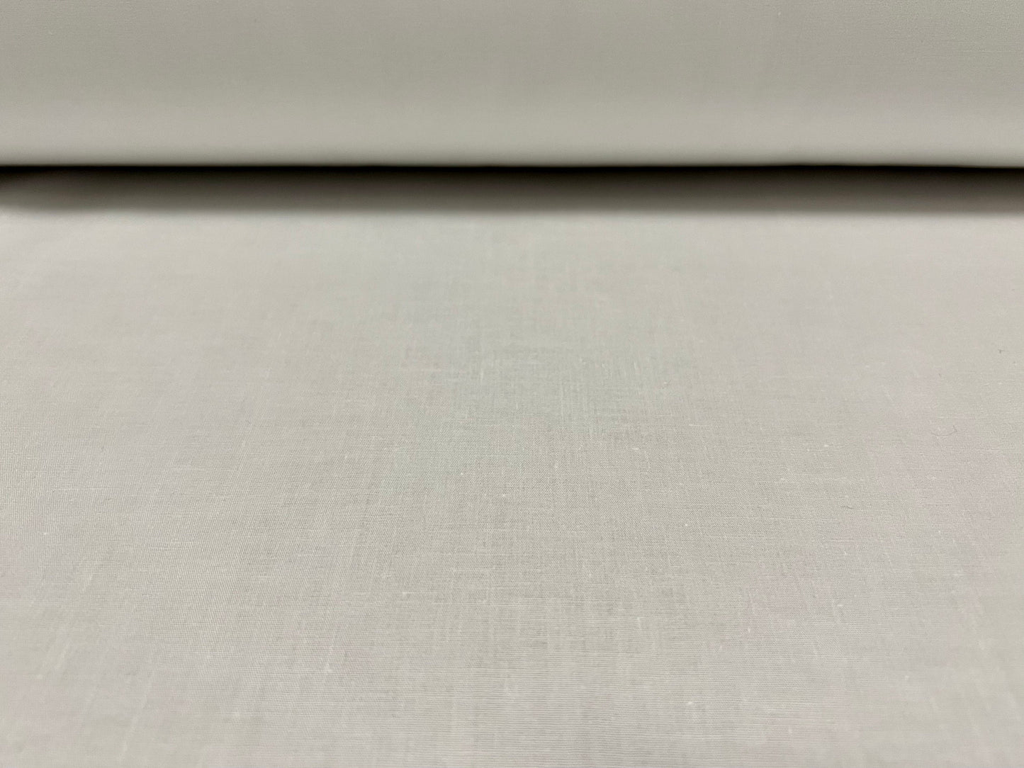 Stretch Cotton lawn fine woven fabric, per metre - plain - white