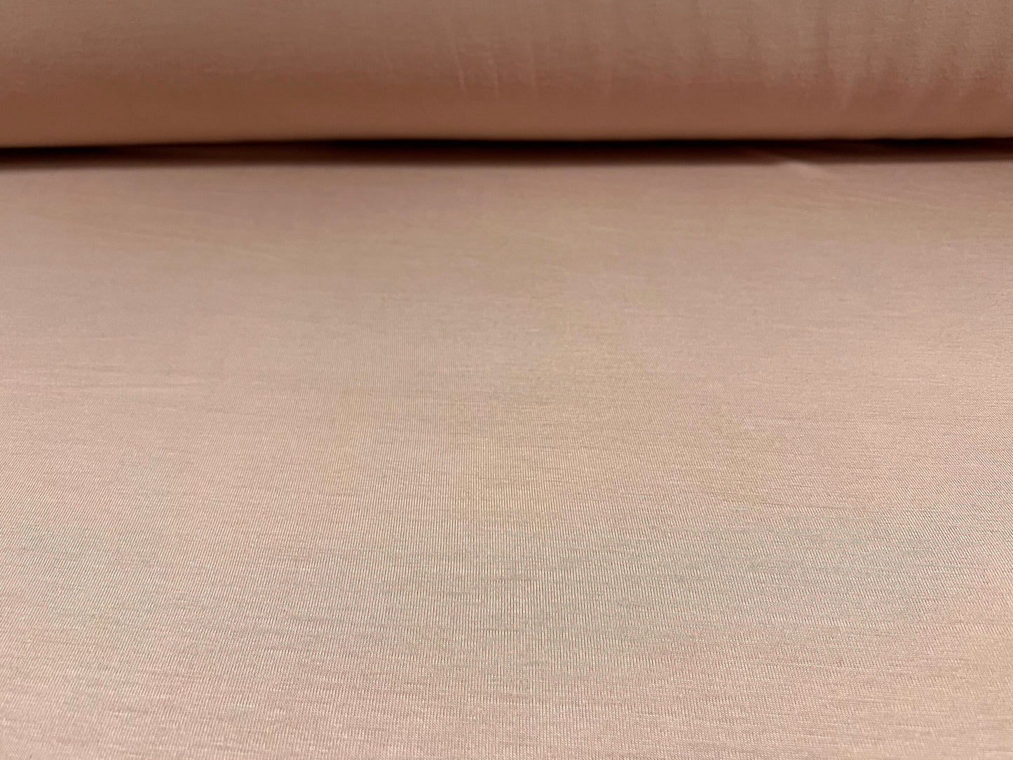 Viscose Elastane stretch spandex single jersey fabric, per metre - plain - nude