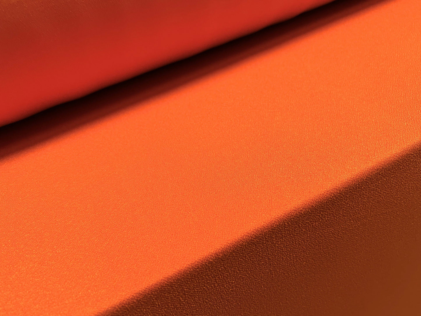 Valentino crepe spandex jersey fabric - similar to scuba - per metre - tangerine