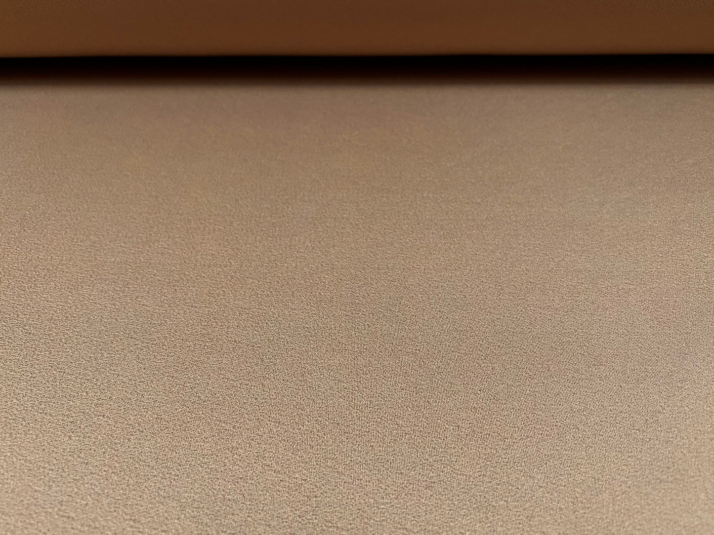 Spandex crepe single jersey stretch fabric, per metre - plain dye - biscuit brown