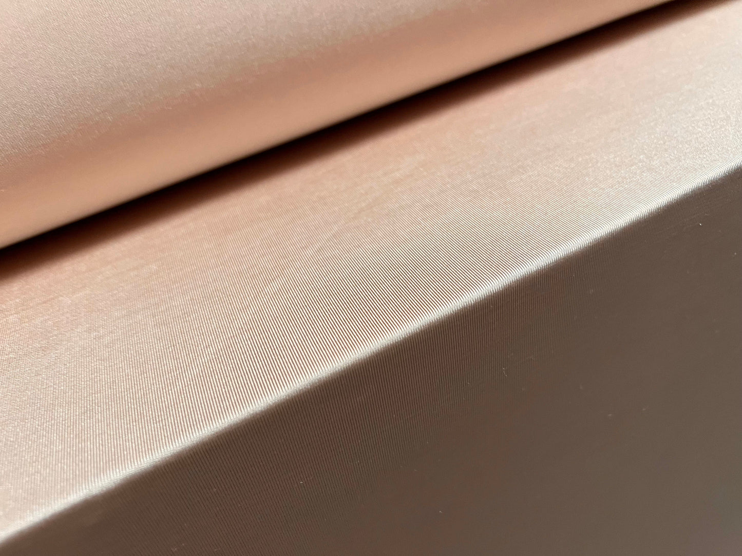 Disco shimmer Spandex stretch jersey fabric, per metre -  plain - nude