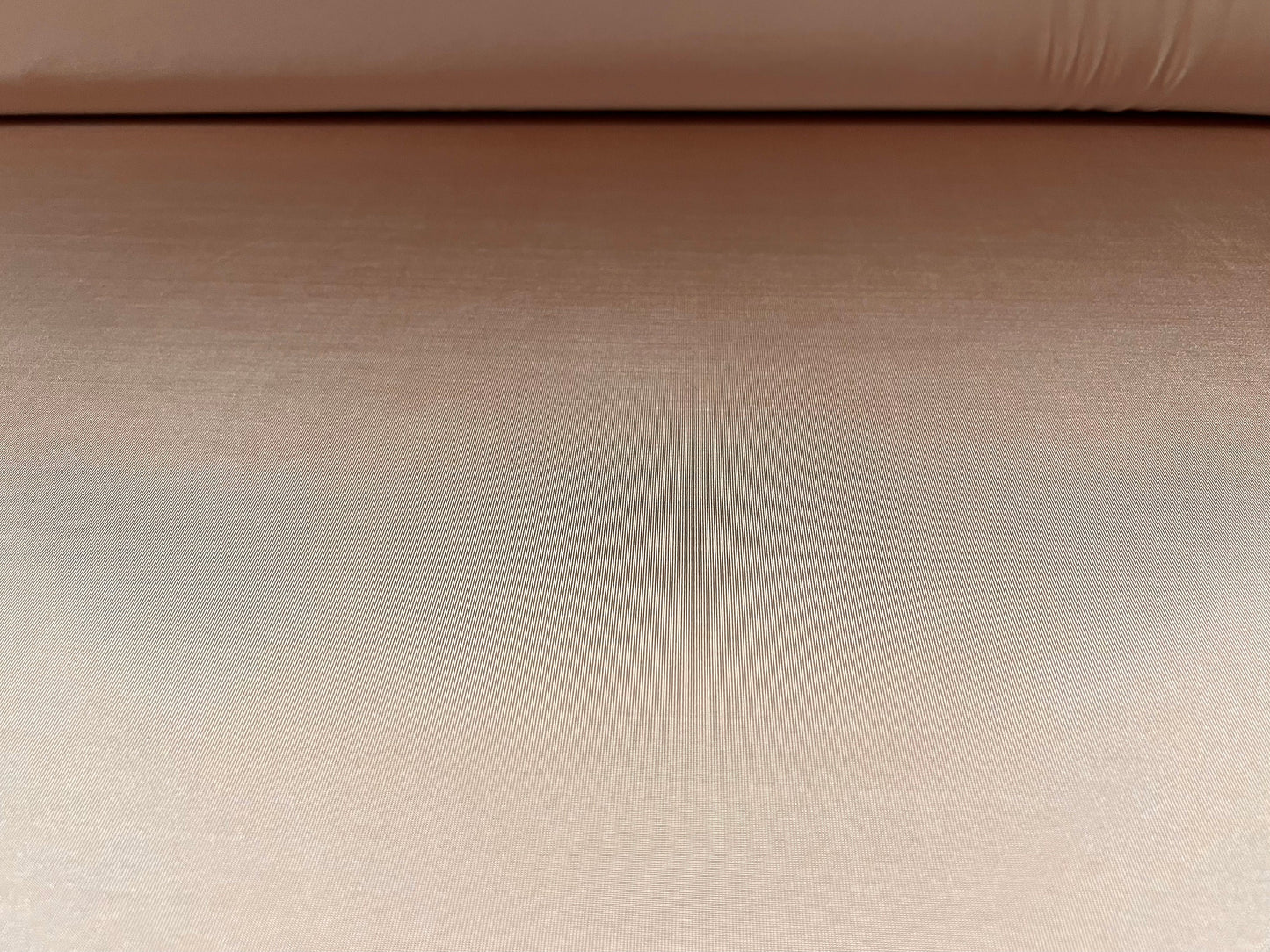 Disco shimmer Spandex stretch jersey fabric, per metre -  plain - nude