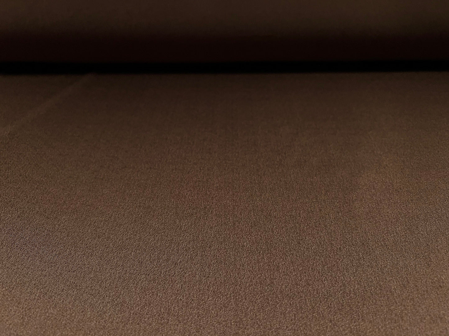 Stretch Spandex crepe single jersey fabric, per metre - plain - chocolate brown