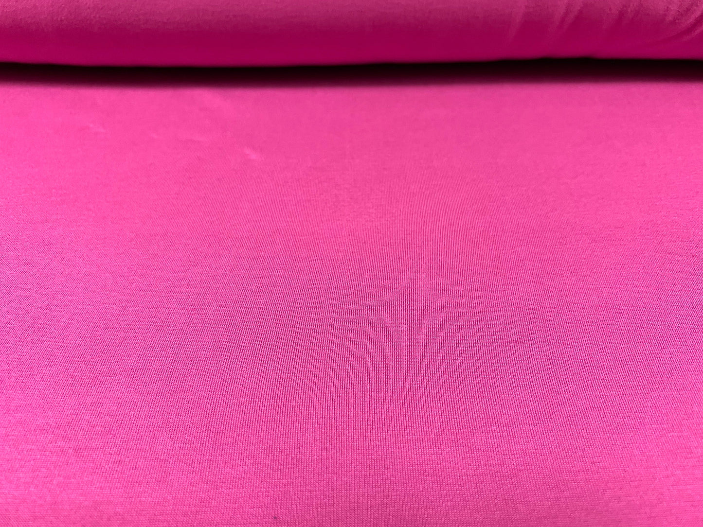 Viscose Spandex stretch single jersey fabric, per metre - plain - magenta