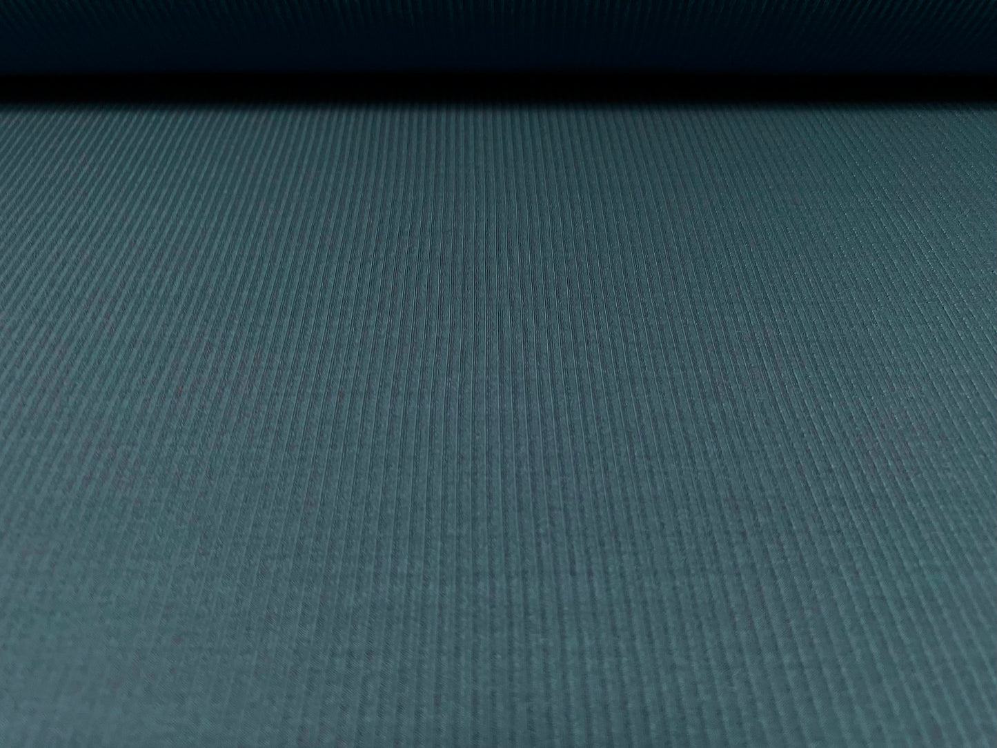 Soft handle stretch spandex ribbed jersey fabric, per metre - plain - teal