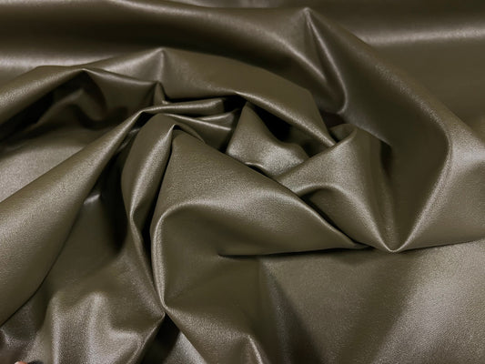 Plain Faux Leather Fabric