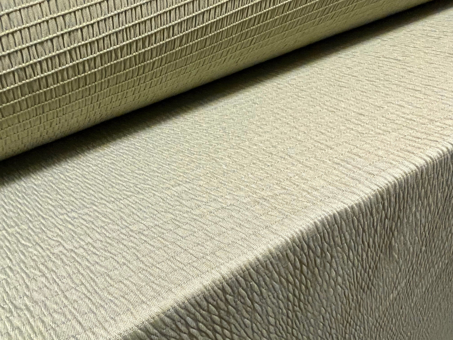 Sheared bodycon spandex stretch jersey fabric, per metre - plain - sage green