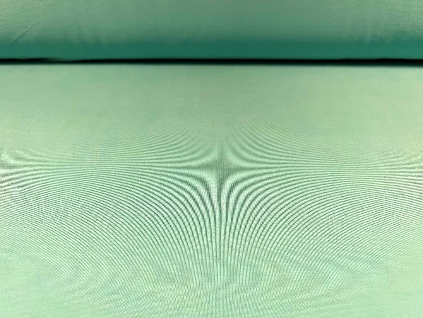 Powder touch single jersey dress fabric with comfort stretch, per metre - plain - aqua green