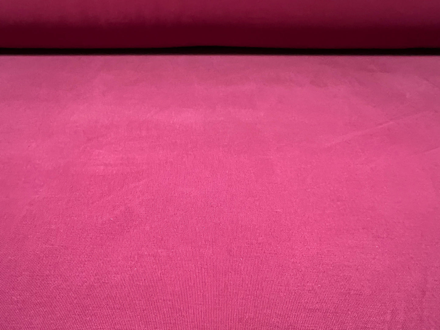 Powder touch single jersey dress fabric with comfort stretch, per metre - plain - dark fuchsia