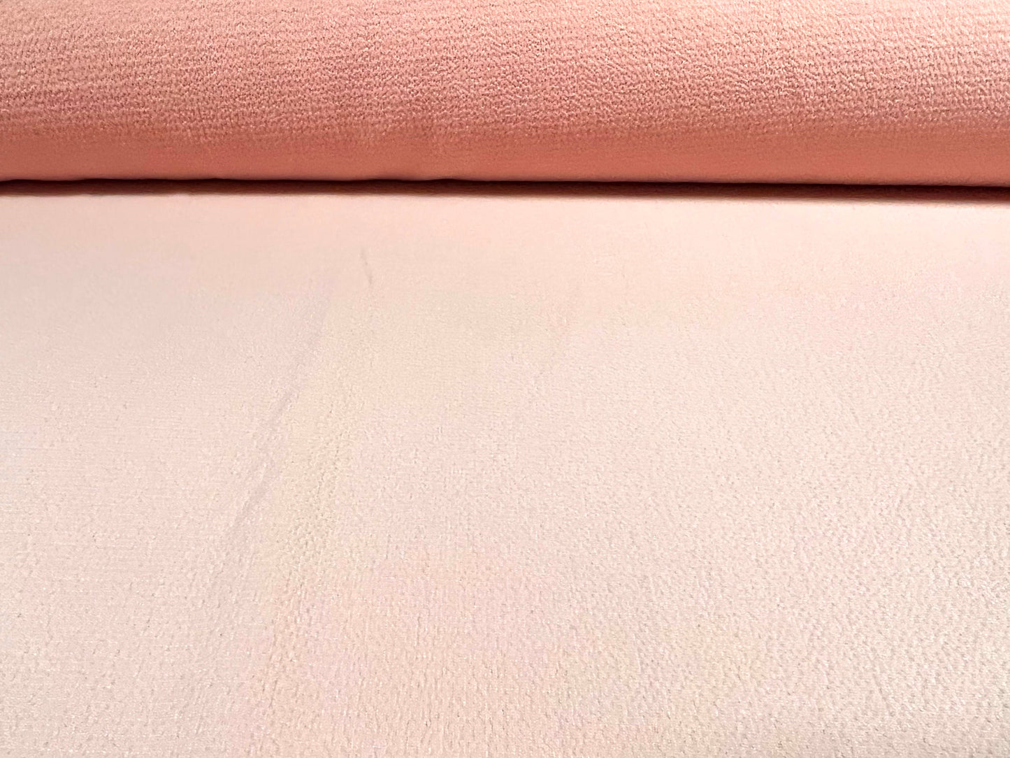Bubble crepe woven dress fabric with comfort stretch - plain - baby pink