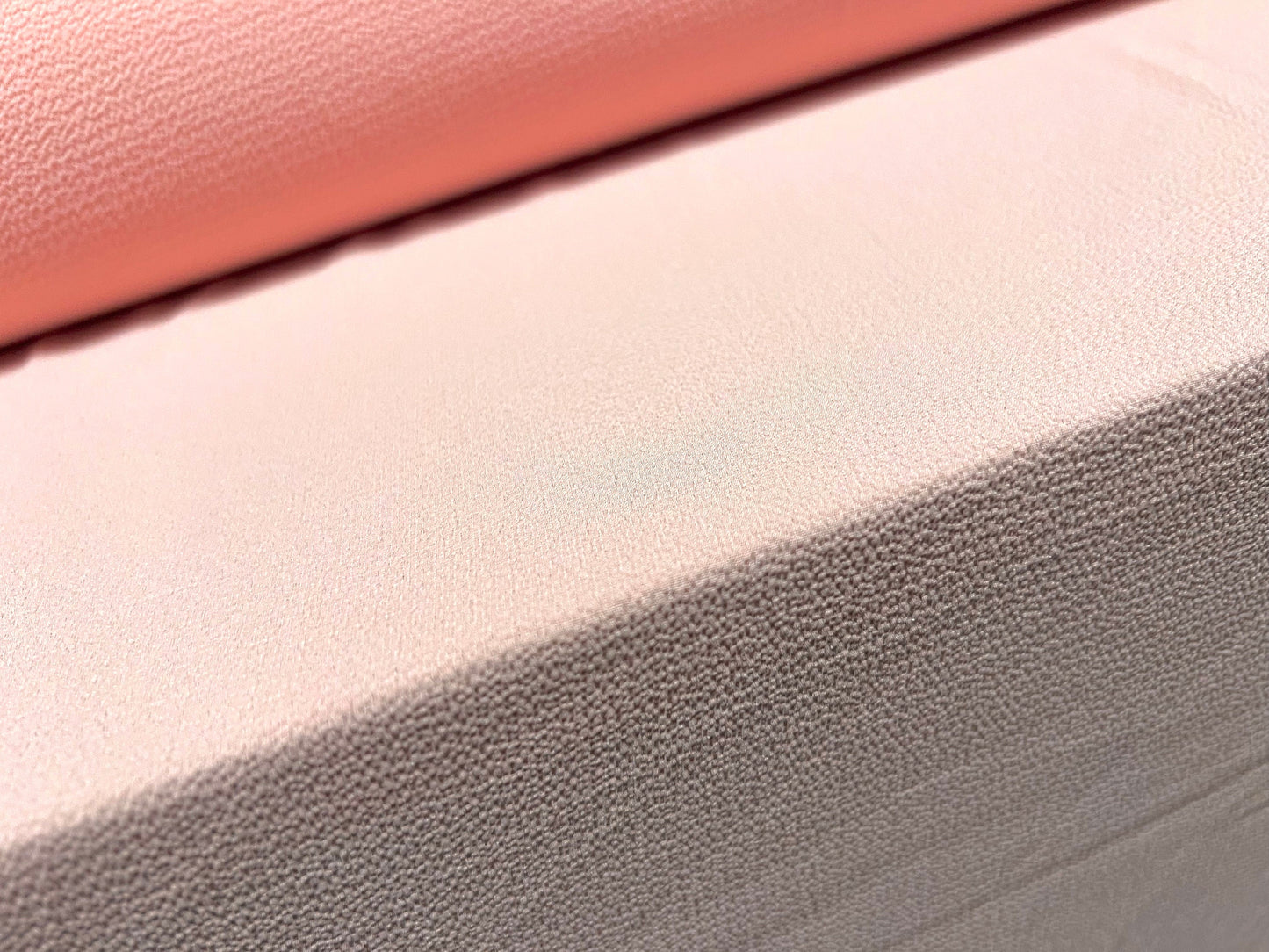 Bubble crepe woven dress fabric with comfort stretch - plain - baby pink