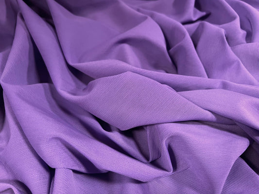 Original power net mesh stretch spandex body control fabric, per metre - plain - lavender