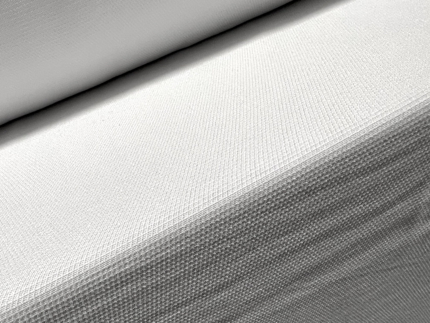 Soft woven viscose twill dress fabric, per metre - plain - white