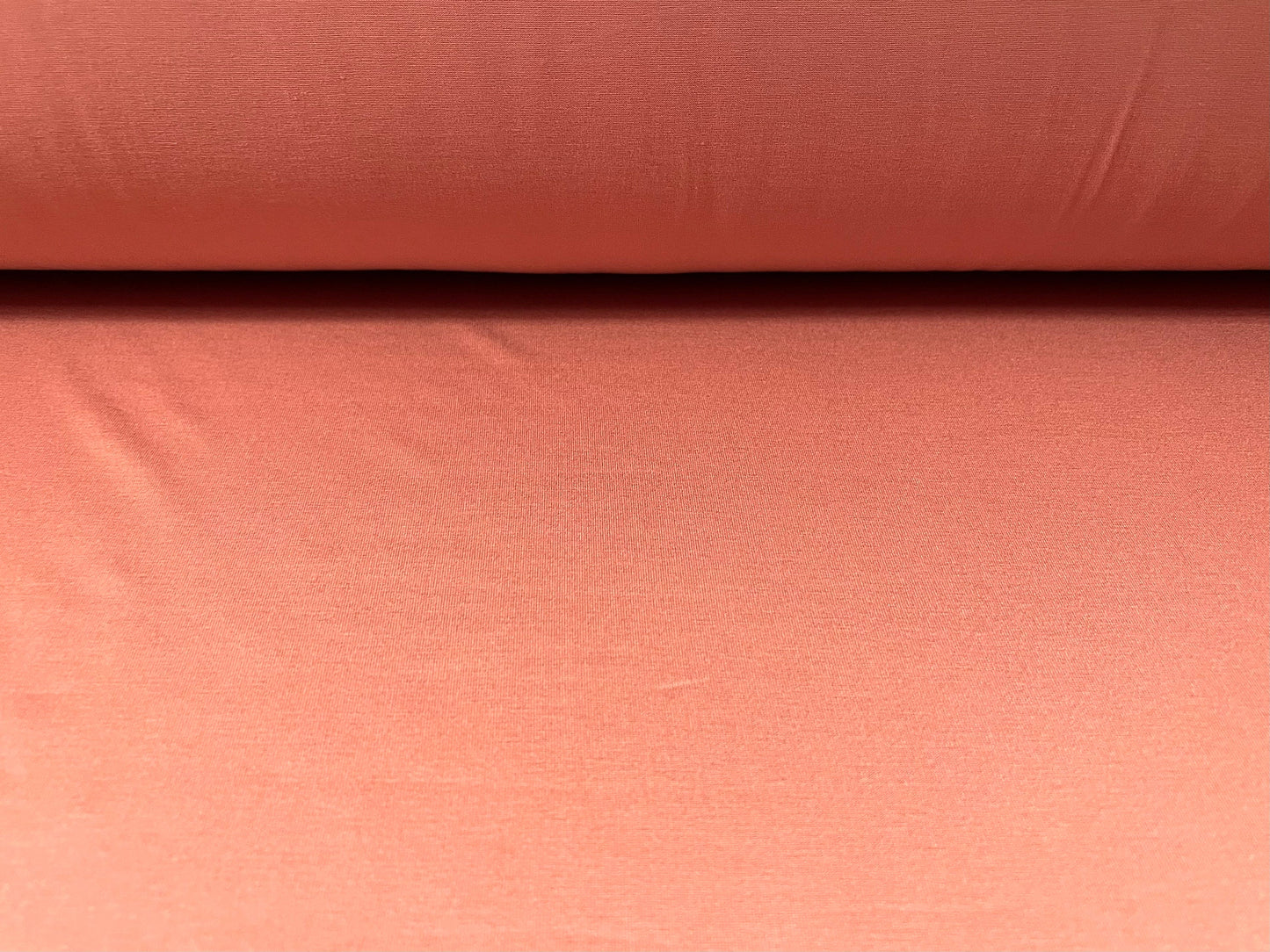 Viscose spandex stretch single  jersey fabric, per metre - plain - old rose pink