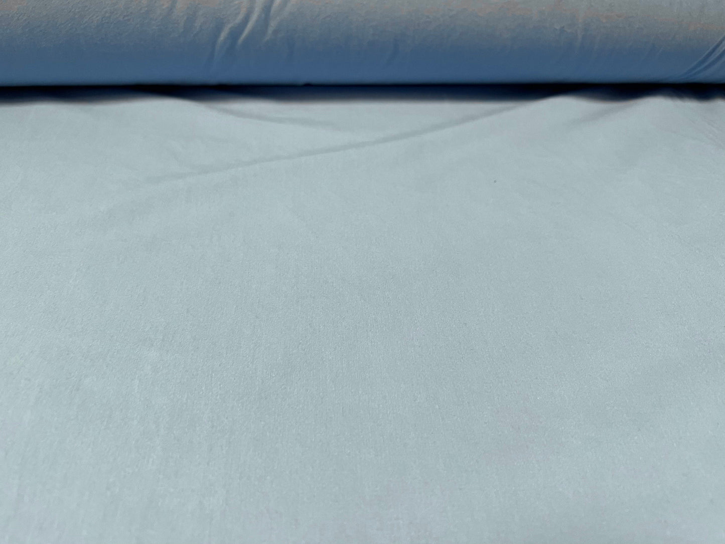 Cotton poplin woven shirt weight fabric, per metre - plain - Sky blue