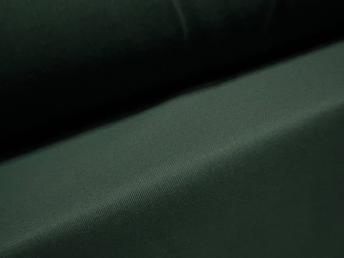 Plain weave gabardine suiting fabric, per metre - plain - bottle green