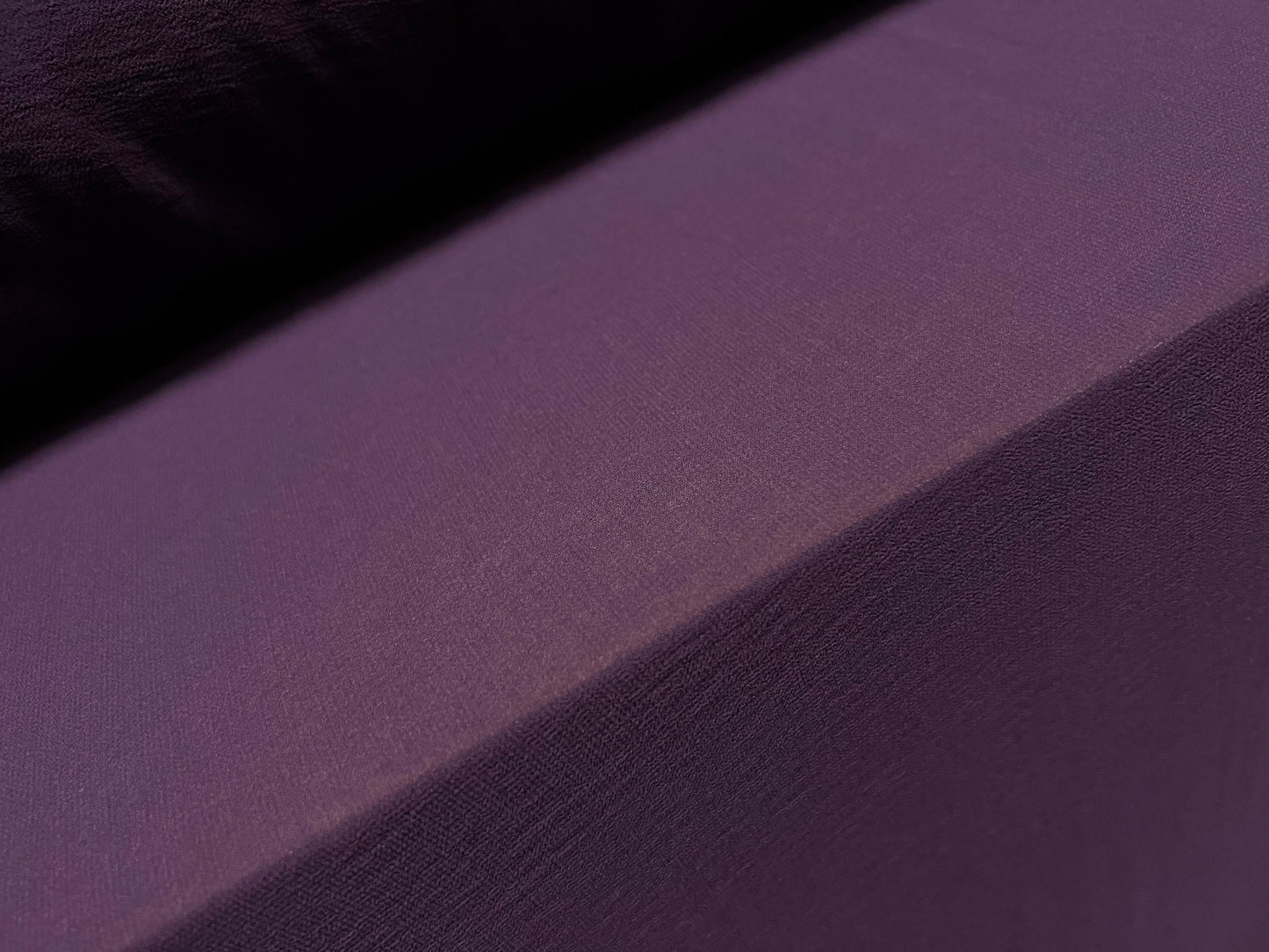 Chiffon woven lightweight dress blouse fabric, per metre - plain - purple