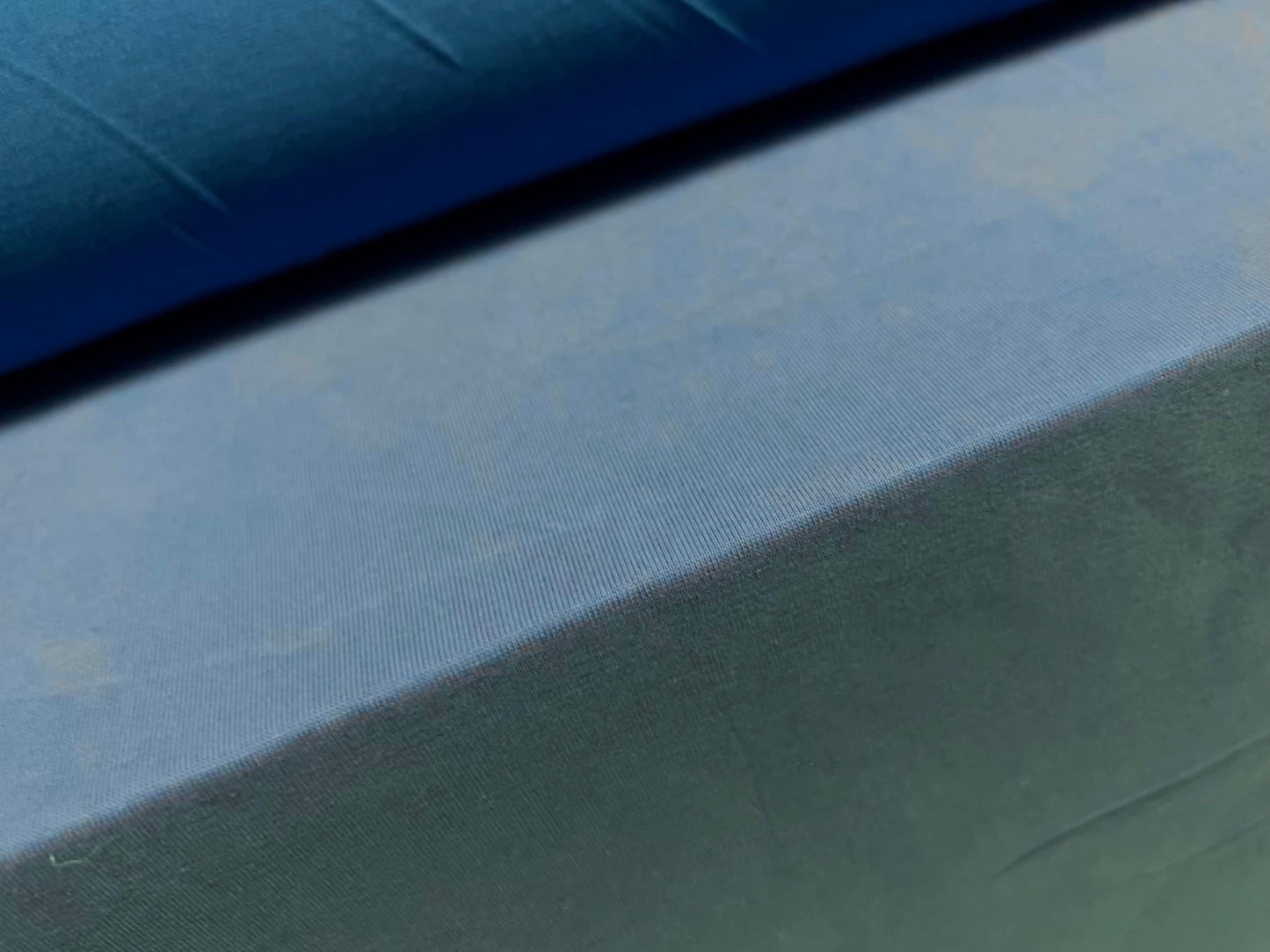 Soft handle viscose single jersey fabric, per metre - plain - blue