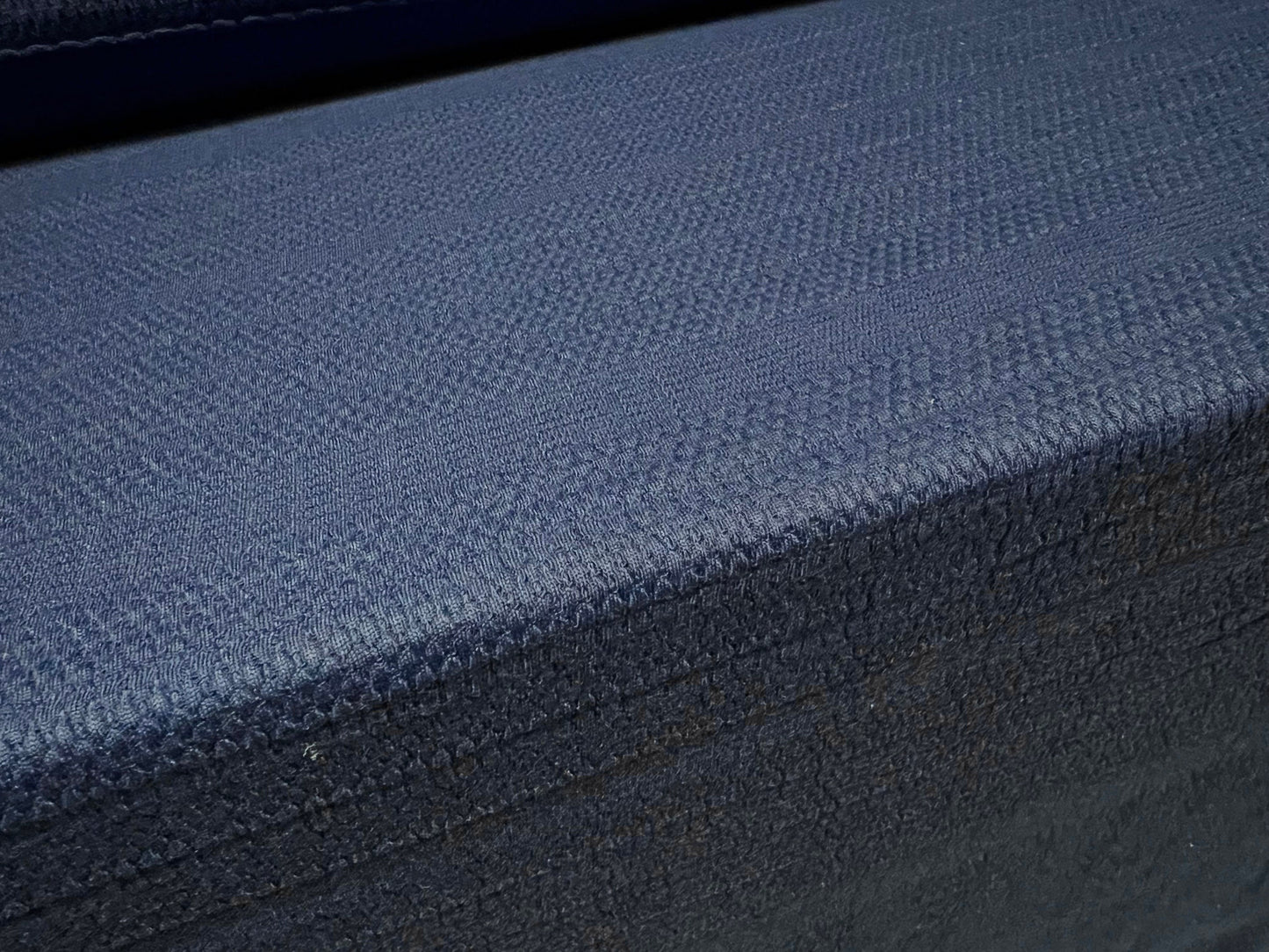 Soft jacquard knitwear jersey fabric, per metre - blue