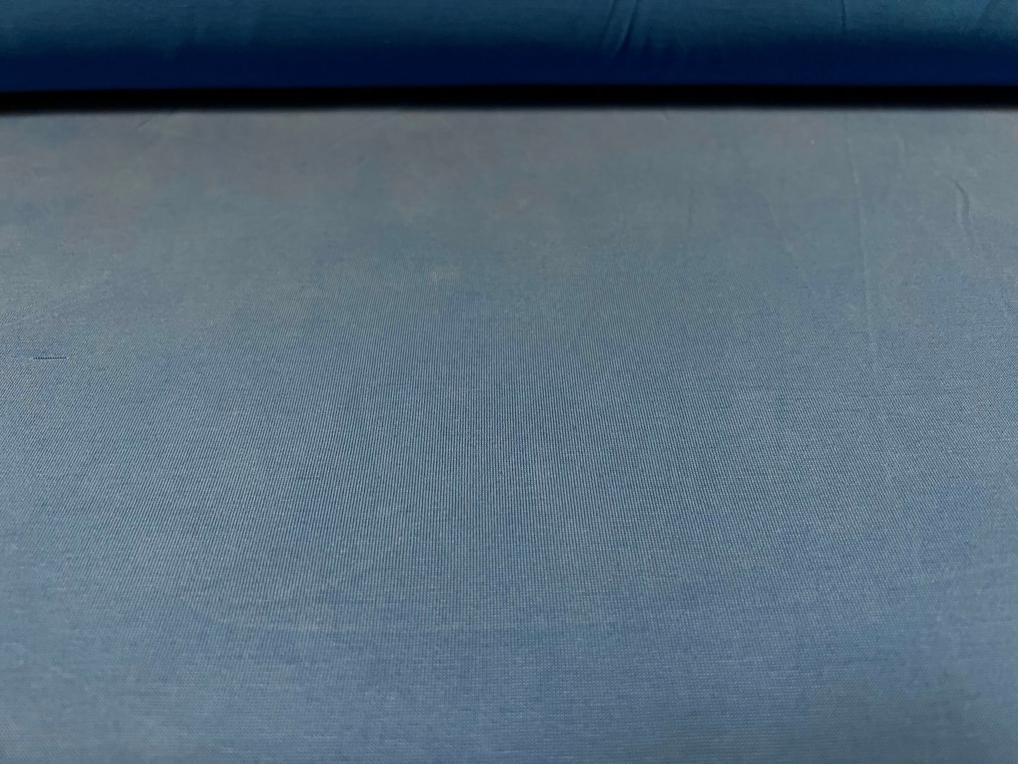 Soft handle viscose single jersey fabric, per metre - plain - blue